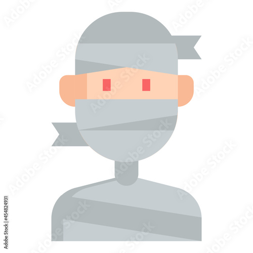 mummy flat icon