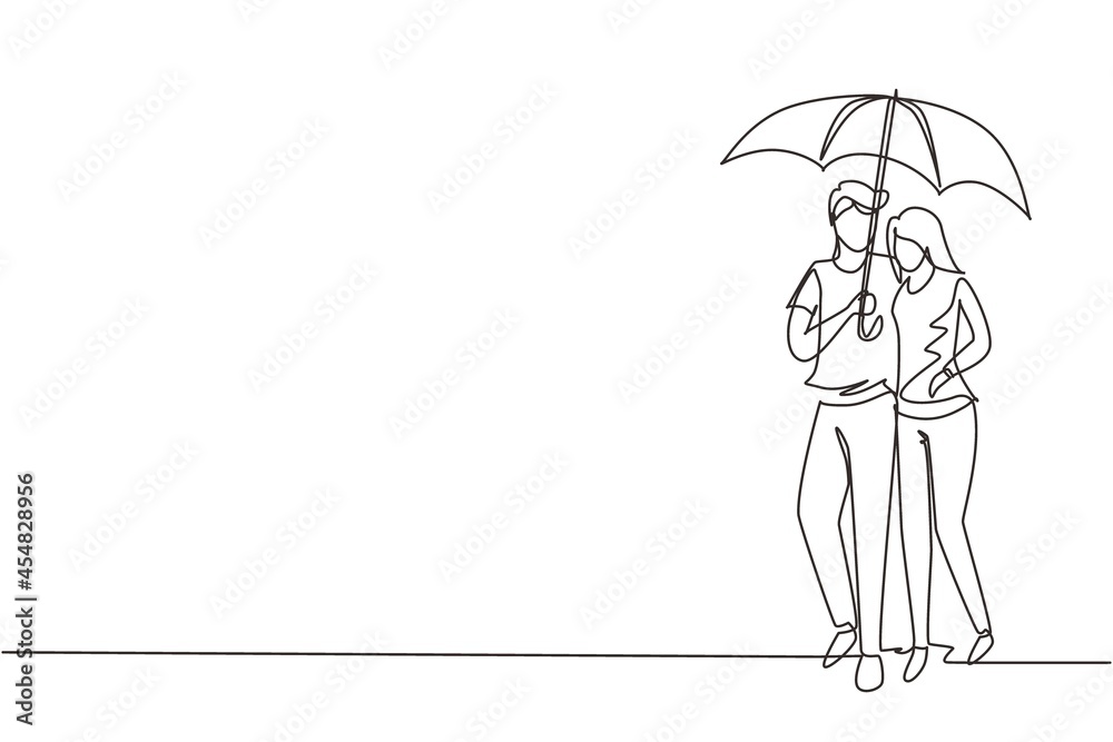 Sketch couple walking holding hands doodle man Vector Image