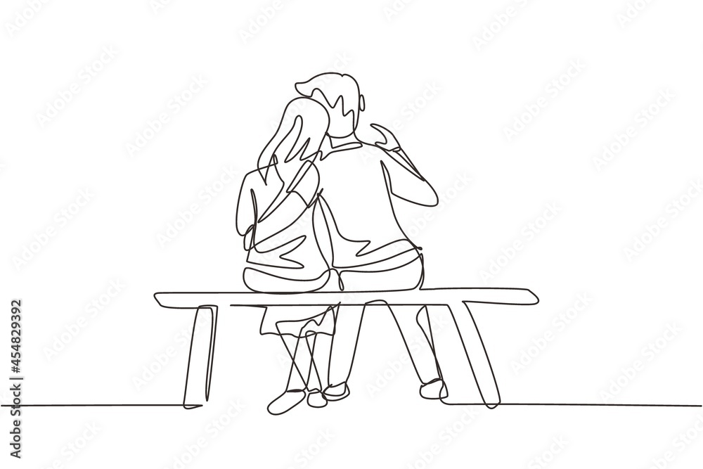 Man and Woman Line Art Couple Hugging Line Art Relationship 