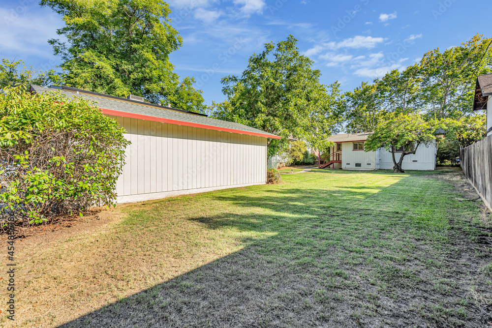 Fototapeta premium There are no recognizable people or property in these photos. The homes have been completely changed after these photos were taken. 