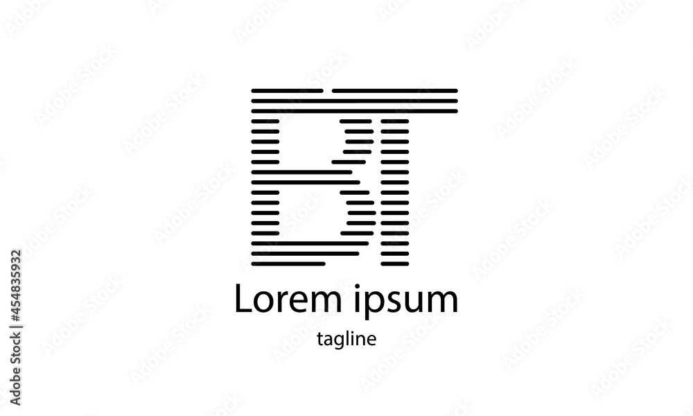 Premium vector alphabet letter simple minimalist logo design template Premium vector alphabet letter simple minimalist logo design template