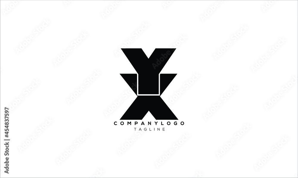 XY, YX, Abstract initial monogram letter alphabet logo design XY, YX, Abstract initial monogram letter alphabet logo design