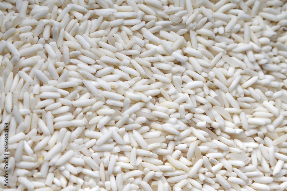 white rice background