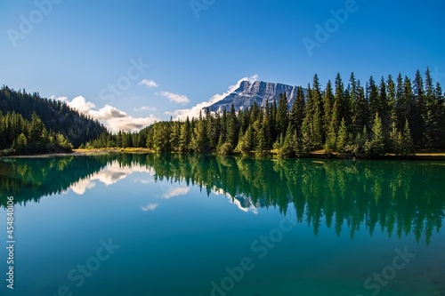 Clear Sky Reflecting On Cascade Ponds © Lisa