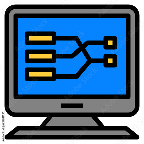 hashing line icon