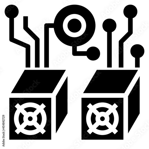bitcoin glyph icon