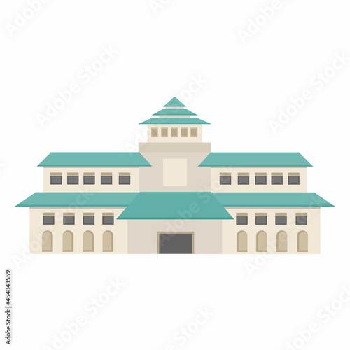 Illustration of gedung sate bandung photo