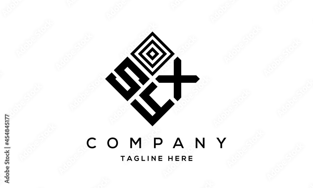 SXY square three latter logo vector SXY square three latter logo vector