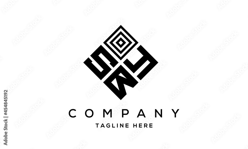 SYB square three latter logo vector SYB square three latter logo vector