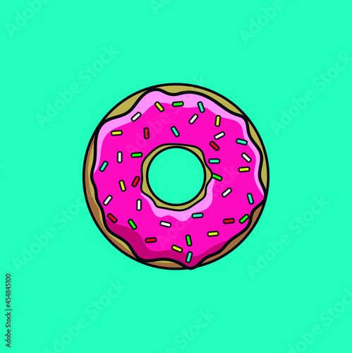 donut pink colored sparks
