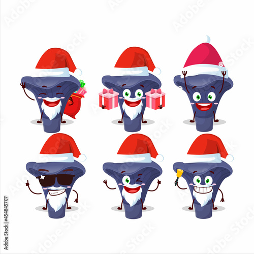 Santa Claus emoticons with actarius indigo cartoon character photo