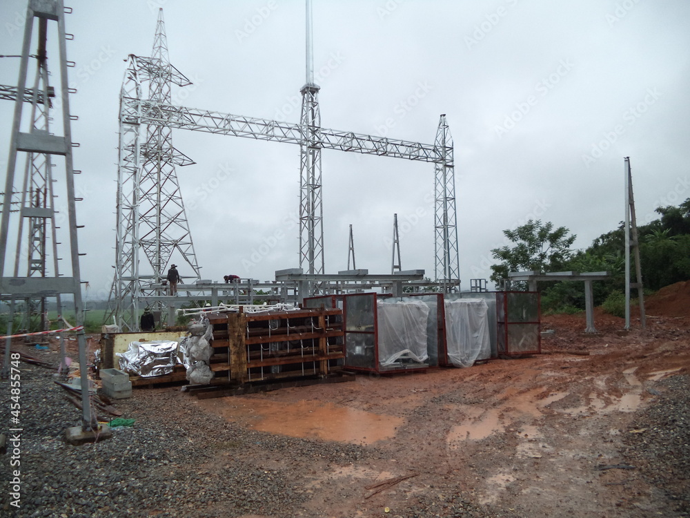 electricite substation construction 