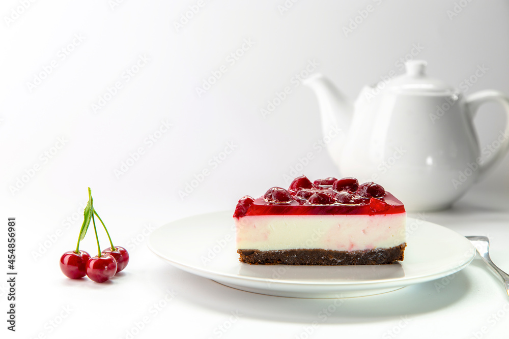 Cherry cheesecake