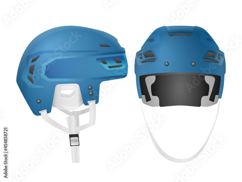 Hockey helmet set