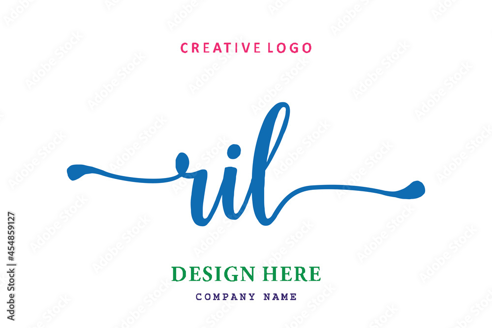 RIL lettering logo is simple, easy to understand and authoritative RIL lettering logo is simple, easy to understand and authoritative