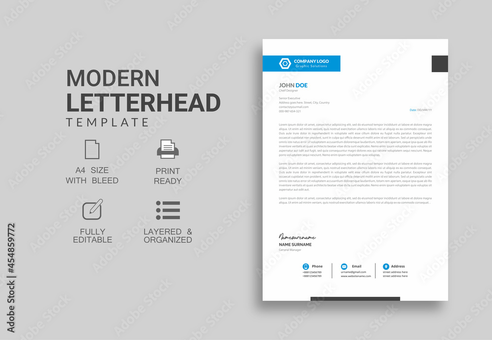 Creative Letterhead Design
