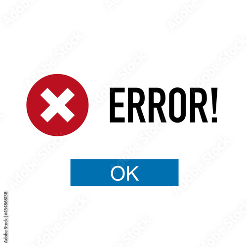 Free Download Window operating system error warning. Vector sign - GFXLoad
