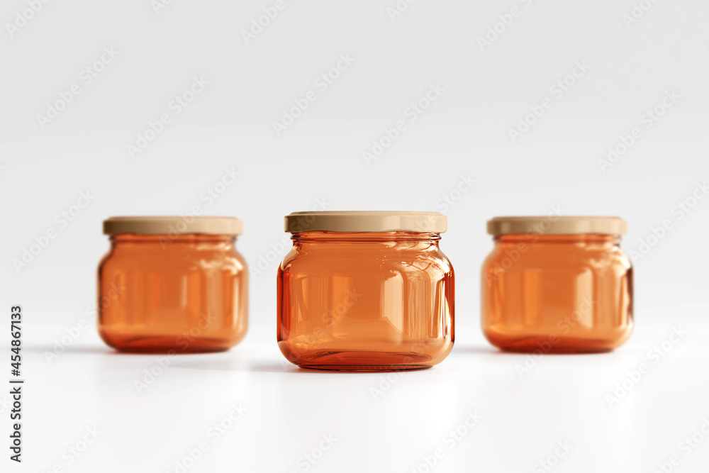 Amber Glass Jar
Amber Glass Jar