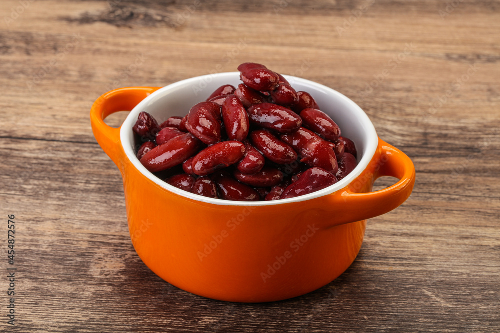 Canned red Kidney in the bowl Canned red Kidney in the bowl