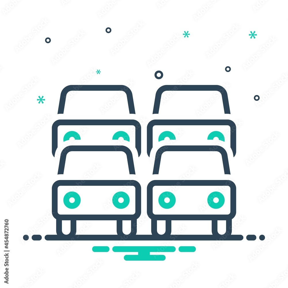 Mix icon for traffic Mix icon for traffic