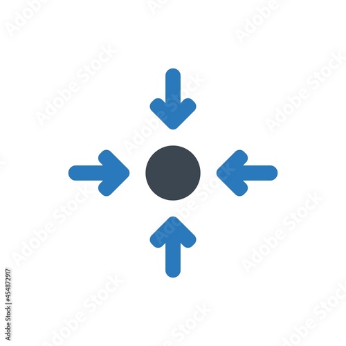 Arrow reduce icon
