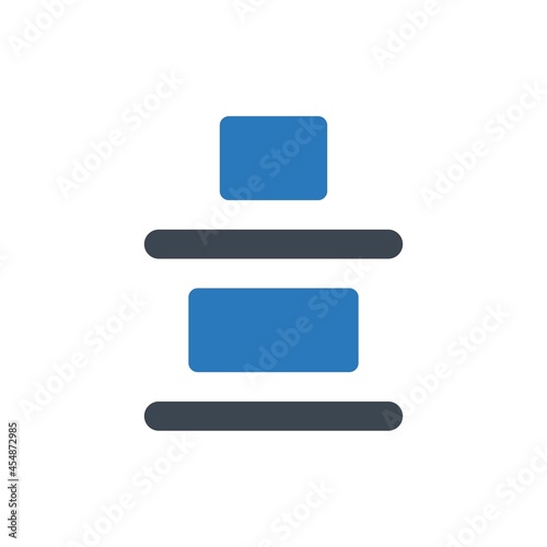 Align vertical icon