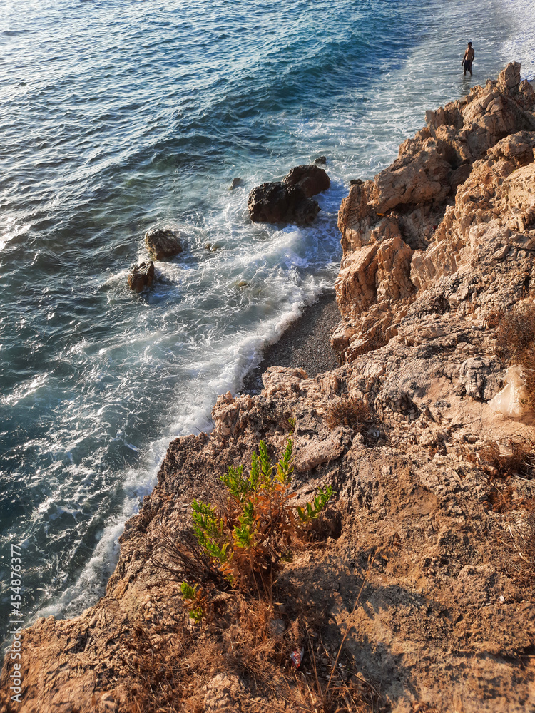 rocks in the sea