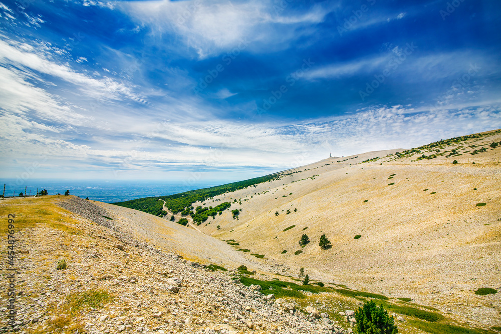Approaching the Summit of Mont Ventoux, Provence, France