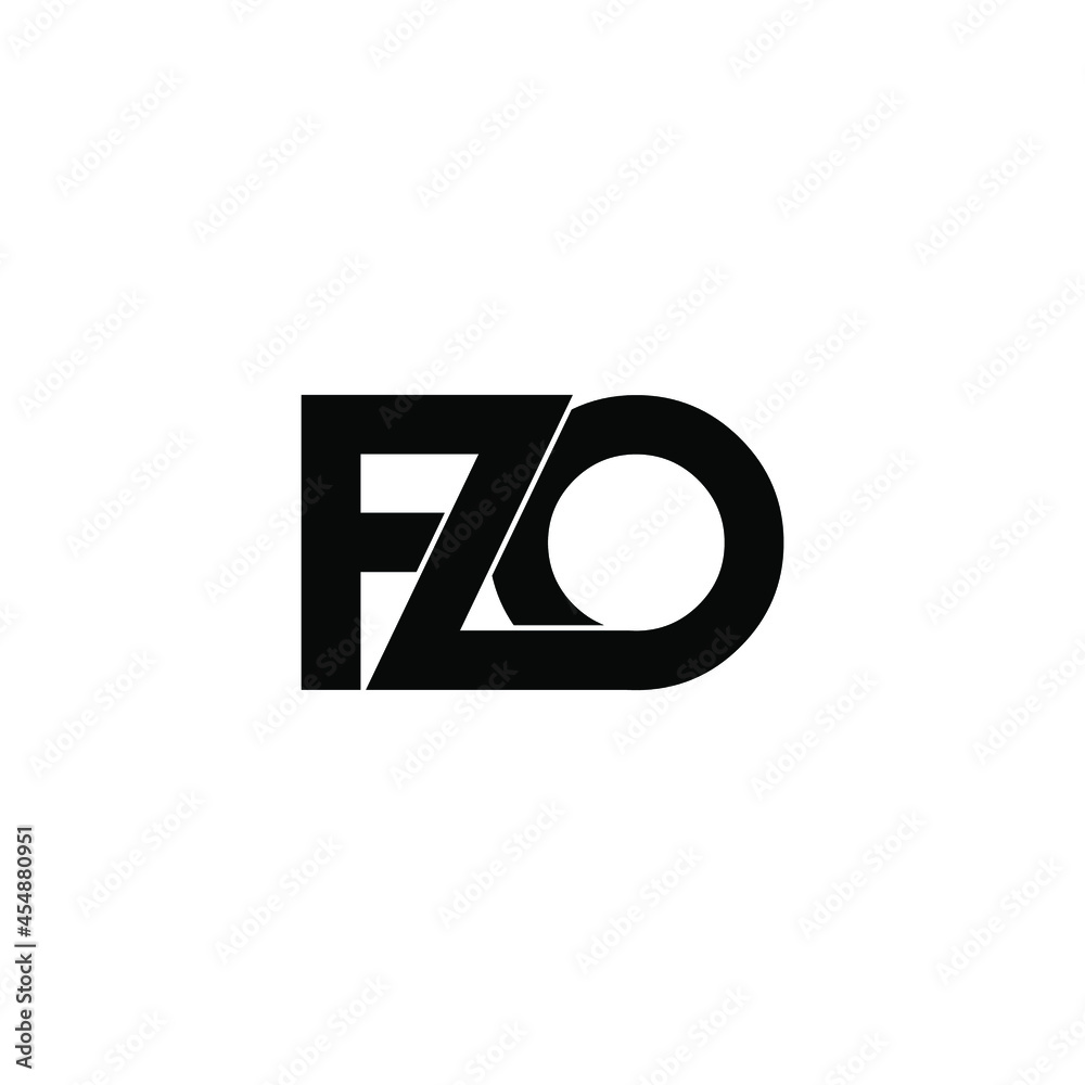 fzo initial letter monogram logo design fzo initial letter monogram logo design