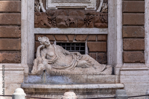 The Quattro Fontane (the Four Fountains) is an ensemble of four Late Renaissance fountains located at the intersection of Via delle Quattro Fontane and Via del Quirinale in Rome photo