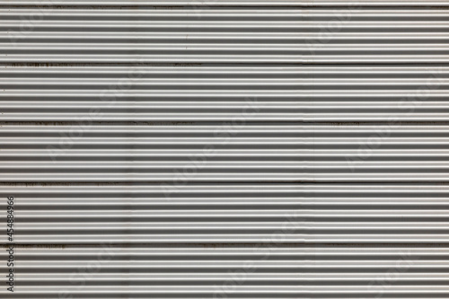 background of grey corrugated metal