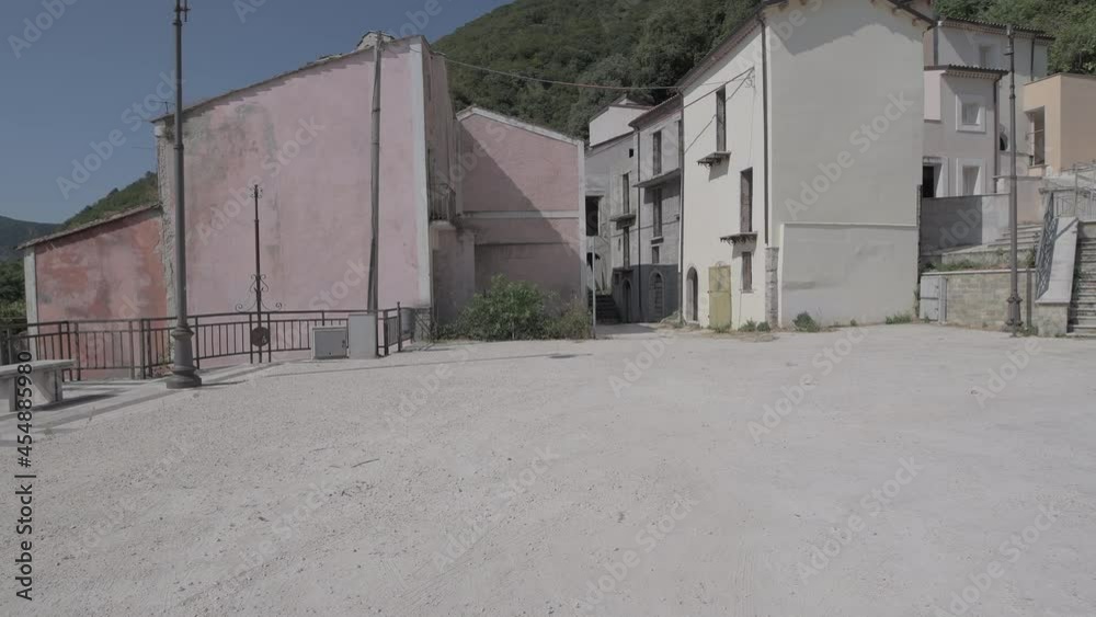 Senerchia village destroyed by the 1980 earthquake, Irpinia, Campania, Italy_1 Senerchia village destroyed by the 1980 earthquake, Irpinia, Campania, Italy_1
