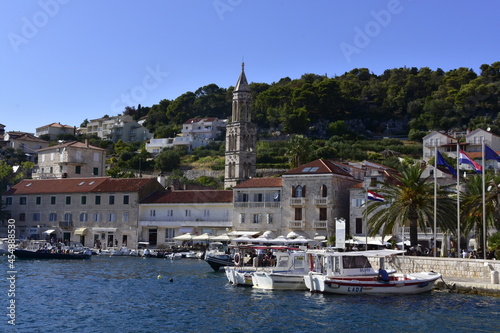 miasto Hvar, Dalmacja, Chorwacja, wyspa, wakacje, zwiedzanie