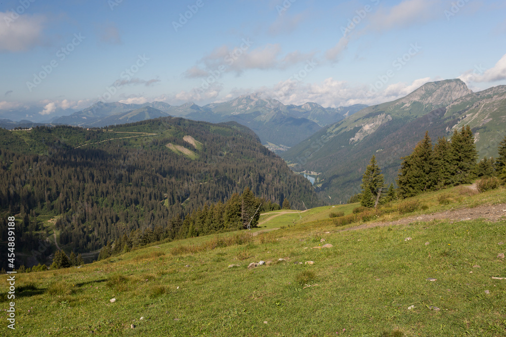 Lac de Montriond depuis Avoriaz Lac de Montriond depuis Avoriaz