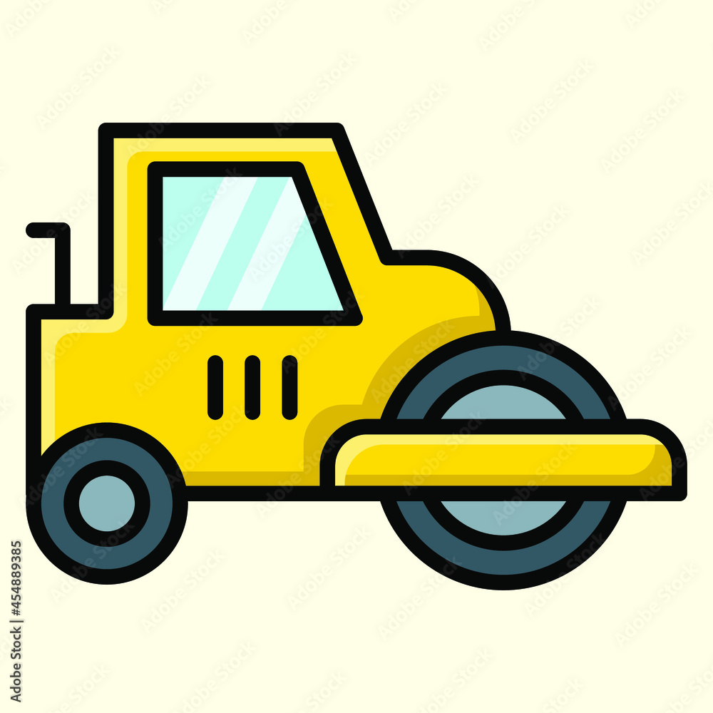 Fototapeta premium machinery icon illustration vector graphic