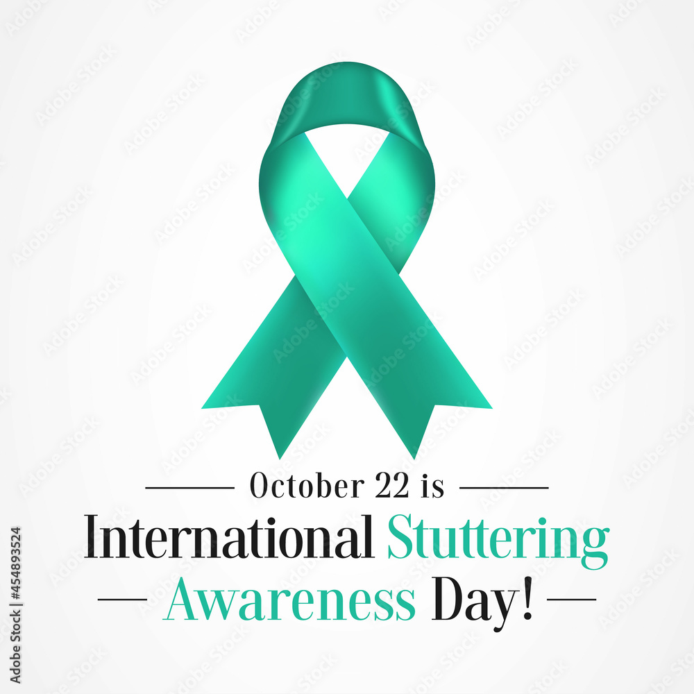 International Stuttering awareness day is observed every year on October 22, it is a speech disorder that involves frequent and significant problems with normal fluency and flow of speech. Vector art
