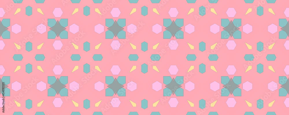 Abstract Childish Pattern. Unusual Blue Abstract Childish Pattern. Unusual Blue
