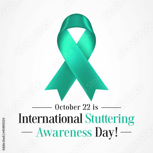 International Stuttering awareness day is observed every year on October 22, it is a speech disorder that involves frequent and significant problems with normal fluency and flow of speech. Vector art