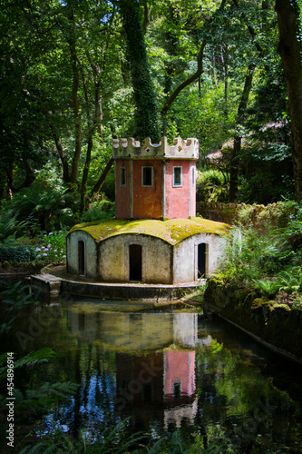 Strolling through the gardens of quinta da regaleira (Sintra-Lisboa-Portugal)