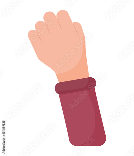 raised hand icon