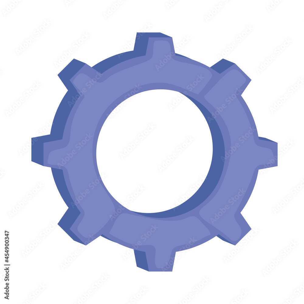 Isolated gear icon Isolated gear icon