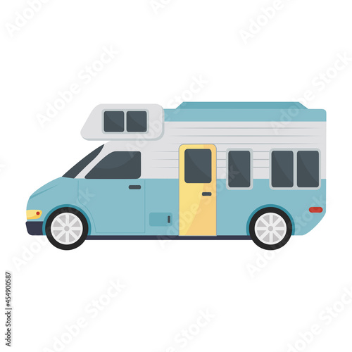 blue van trailer