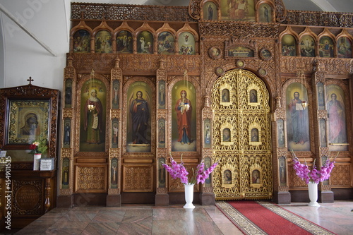 Photo altarpiece in the orthodox church