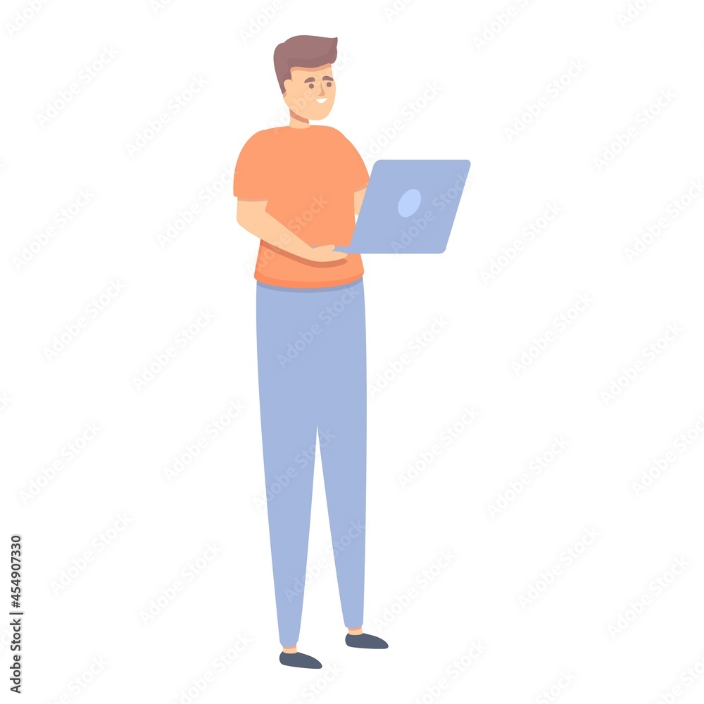 Digital shop order icon cartoon vector. Online store. Delivery service Digital shop order icon cartoon vector. Online store. Delivery service