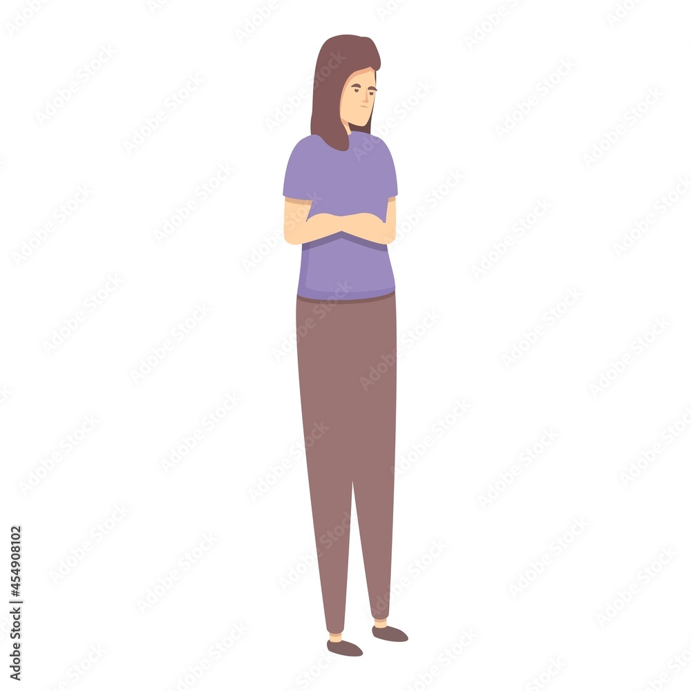 Depression disorder icon cartoon vector. Mental anxiety. Stress problem Depression disorder icon cartoon vector. Mental anxiety. Stress problem