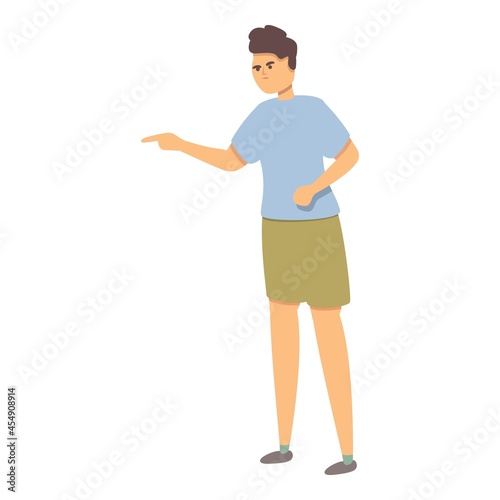 People discrimination icon cartoon vector. Social equality. Human respect