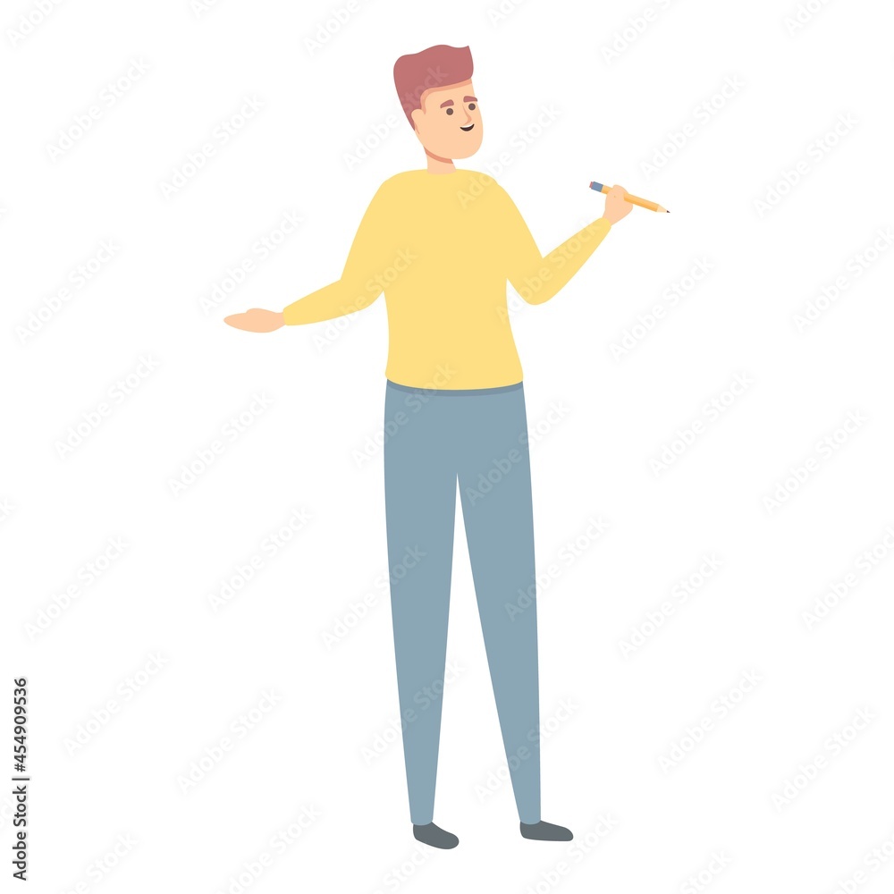 Party organizer icon cartoon vector. Event manager. Wedding planner Party organizer icon cartoon vector. Event manager. Wedding planner