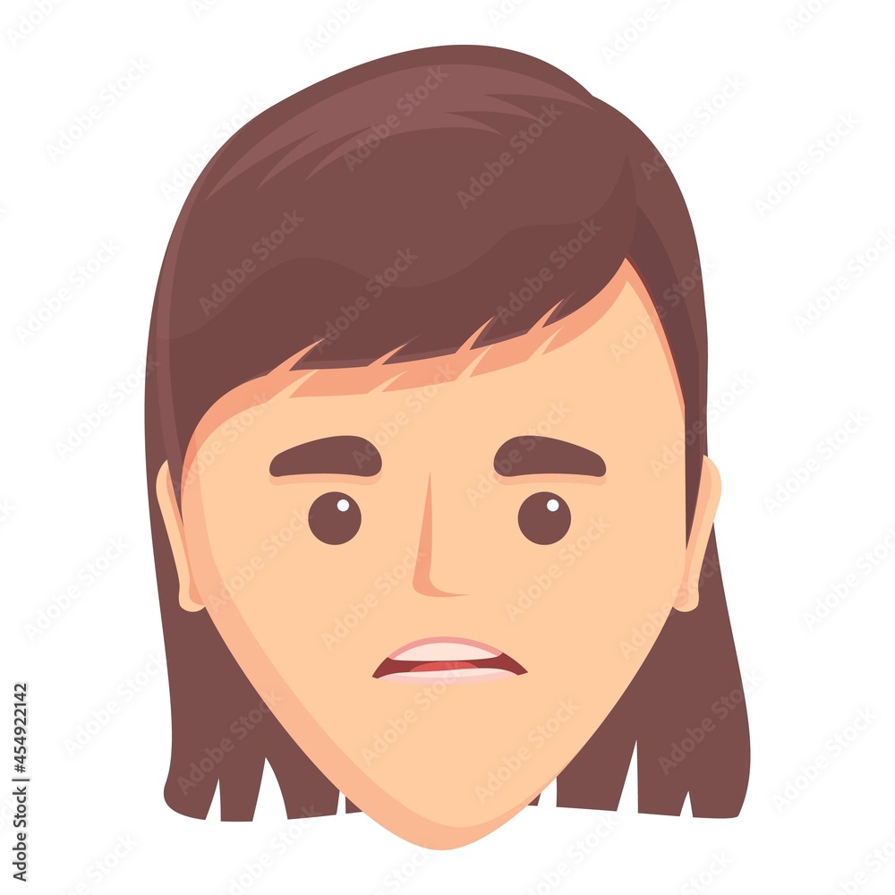 Movement articulation icon cartoon vector. Mouth speech. Teeth sound Movement articulation icon cartoon vector. Mouth speech. Teeth sound