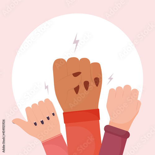 strong protest card