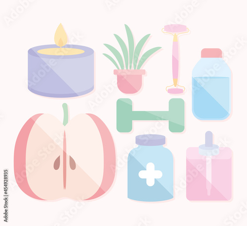 eight self care items